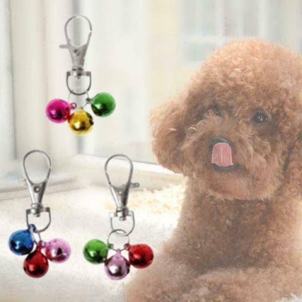 Pet Dog Cat Collar Bell DIY Accessories For Collar Loud 3 Bells kitten . M8V4