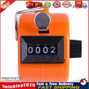 Digital Hand Press Clicker Portable Manual Tally with Backlight (Orange) Newly