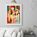 Girl Oil Paint By Numbers DIY Coloring Canvas Picture Home Decoration No Frame
