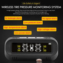 C68 USB+Solar Car TPMS Tire Pressure Monitor System with 4 Internal Sensors