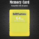 FMCB 1.966 Memory Card for Sony PS2 64MB Free McBoot Console Card (Yellow) Newly