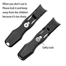 Nail clippers Black Matte Steel Fingernail & Thick C5X4 Toenail L1C1