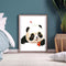 Frameless Hand Painted Digital Picture DIY Panda Paint By Numbers Wall Craft Kit