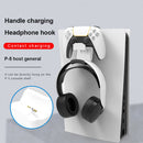 For PS5 Game Controller Charging Dock Hanging Dual Charger Stand (White) Newly