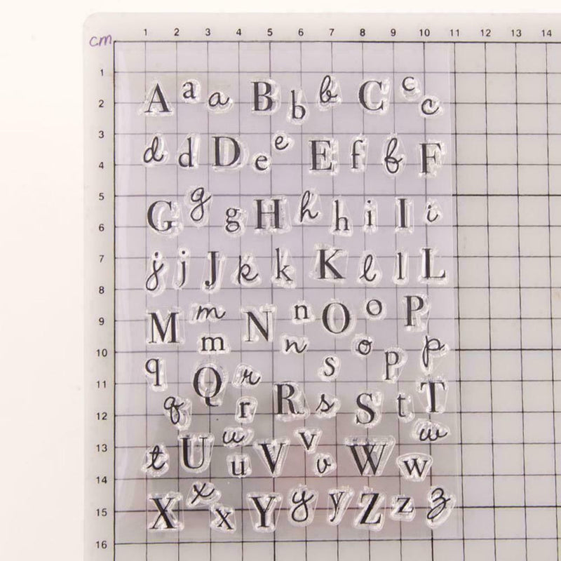 Letter Alphabet Cookie Cutter Embosser Stamp Sticky Tools Decorating G3F9 X5U1