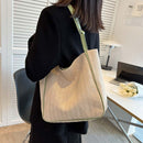 Beach Straw Shoulder Bags Women Large Leather Tote Shopping Handbag (Green)