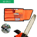 10pcs Chainsaw Chain Sharpening Tool Kit Round Flat File Guide Bar File Sharpner