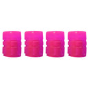 #A 4pcs Tire Valve Caps Illuminated Luminous Tire Cap Tire Stem Cap for Motorc