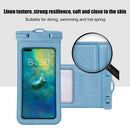 Waterproof Case Swimming Underwater Mobile Phone Pouch Bag (Grey Blue) Newly