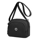 Waterproof Nylon Crossbody Bag Women Double Layer Zipper Small Shoulder Pouch