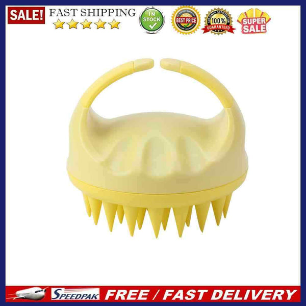 Fine Hair Foam Acupoint Therapy Comb with Handle Health Care Hair Washing B