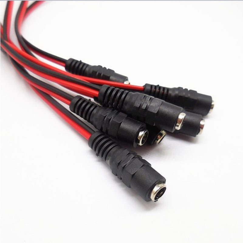 Wire 12V Male Female Socket Jack Adapter Cable DC Power Pigtail Plug Connector