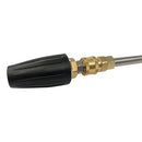 High Pressure Water Spray Nozzle Rotary Turbo Sprinkler Valve Black (040) Newly