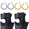Drop Dangle Stud Round Hoop Earrings Circle Earrings Twist-shaped Earrings