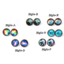 for Women Men Magic Hemisphere Earrings Luminous Moon Earrings Eclipse Star