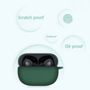 Soft Silicone Cases Earphone Headphones Cover for Redmi Buds 4 Pro (Green)