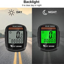 WEST BIKING Solar Energy MTB Bike Computer Bicycle Wireless Backlight Odometer