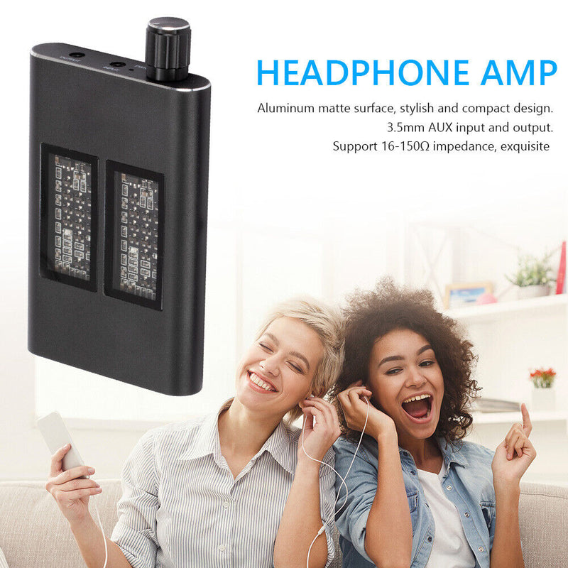 HiFi 3.5mm Aux Audio Headphone Earphone Amplifier for Mobile Phone Music Player