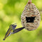 Humming Bird House, Woven Nesting Houses, Hanging Bird Hut for Decor, 3 Packs
