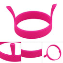 1pc Round Silicone Fried Egg Tool Pancake Mould Ring Poacher (Pink)