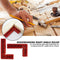 Right Angle Clamp Ruler L-Shaped Woodworking Positioning Fixture (Red)