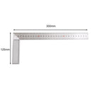 300mm Aluminum Alloy Square Ruler 90 Degree Right Angle Turning Ruler Gauge
