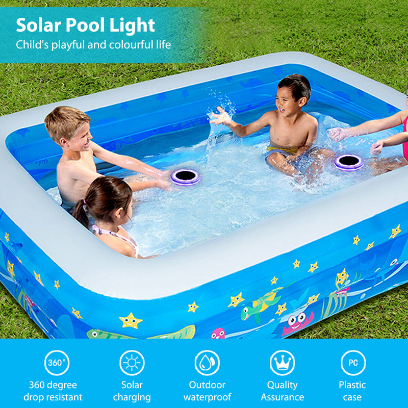 #A Solar Floating Pool Lights - Light Control Swimming Pool LED Lamp Waterproo