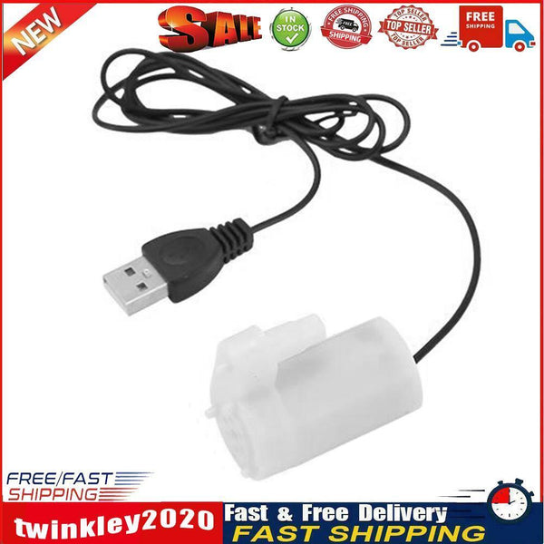 Low Noise Brushless Motor Pump Submersible Water Pump (Vertical with USB) Newly