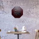 Octagon Metal Sign Tin Sign Motorcycle Tin Plate Art Wall Poster for Cafe