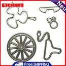 5pcs Metal Embossing Cutting Dies Stencils DIY Craft for Scrapbooking Decor