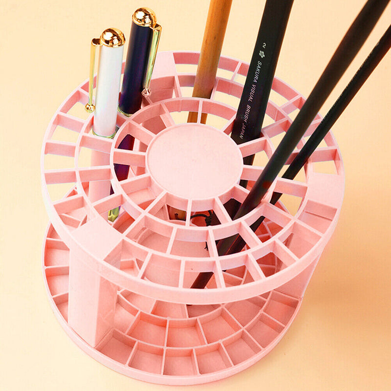 Eyebrow Pencil Holder Large Capacity Cosmetic Brush Holder Desk Cosmetic Stor