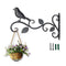 Metal Hanging Flower Plant Basket Flower Pot Support Bracket Household Tools
