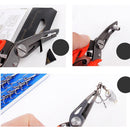 Stainless Steel Fishing Pliers Scissors Line Cutter Remove Hook Tackle Tool