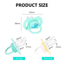 Dustproof Lid Toddler Infant Soother Infant Teether Baby Pacifier Nipple