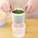 Box Keeper Fresh Storage Box Double Layer Vegetables Sealed With Drain Basket