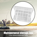 11 Compartments Fishing Box Double Layer Lure Hook Storage Case (Clear) Newly