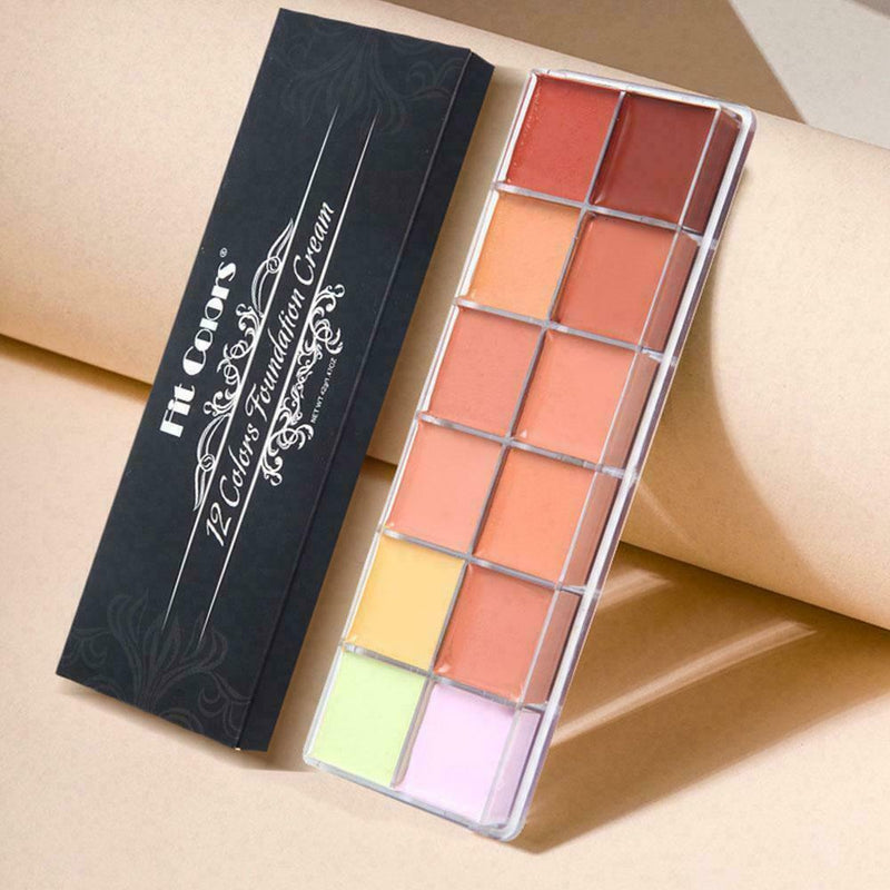 Makeup Palette Waterproof Full Coverage Foundation Concealer Foundation J1J6