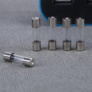 10pcsx10 Values 5x20mm 0.2a-20A 250V Fast Glass Blowing Tube Kit Fuse Box