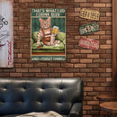 #A Fashion Artwork Retro Goods Unique Metal Signs Perfect Size for Cafes Decorat