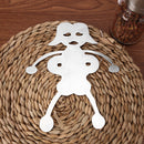 Campfire Barbecue Grill Bonfire Hot Dog Man Woman Skewers SUS Craft BBQ Fork