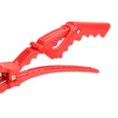 6PCS Hairstyle Salon Mat Cutting Clamp Crocodile Hairclips Hairpin Handle