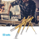 99 High-Speed Steel Drill Woodworking Saw 4241 Titanium Twist Drill Head