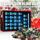 Crystal Stone Christmas Countdown Calendar Ore Blind Box Advent Calendar