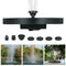 Solar Fountain Powered Bird Bath Floating Water Pump 2022 Pond Home Garden R0F5