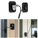 Infant Kid Security Window Limiter Baby Safety Furniture Door Lock (Black) Newly
