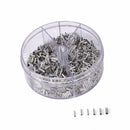 1900pcs 5 Models Non Insulated Electrical Crimp Cord Wire End Terminal