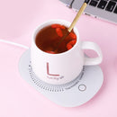 55-Degree Cup Heated Coaster Auto Gravity Sensor Home Office Cup Warmer Pad Mat