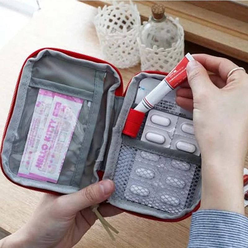 Portable Travel Medicine Package Emergency Kits Bags Medicine Travel Access