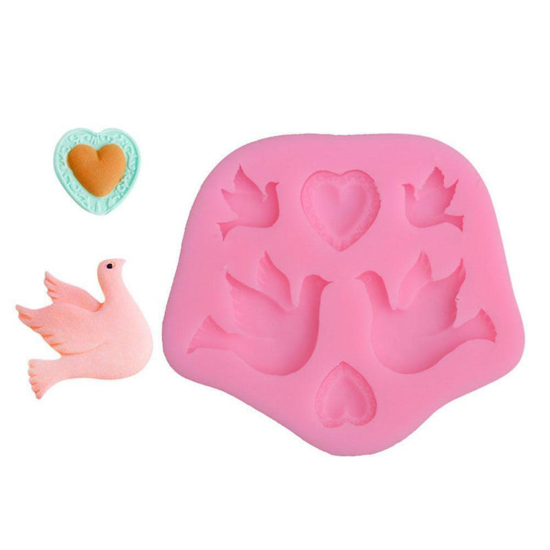 Bird's Silicone Soft Candy Mold Cake Decorating Tool Candy Chocolate Soft x 1
