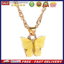 Fashion Butterfly Choker Statement Pendant Chain Necklace Women Elegant Jewel